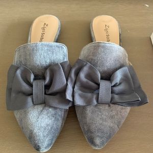 Gray Bow Mules